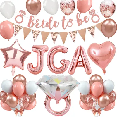 Productafbeelding van Junggesellenfeest Decoratie Set met Ballonnen en Girlande