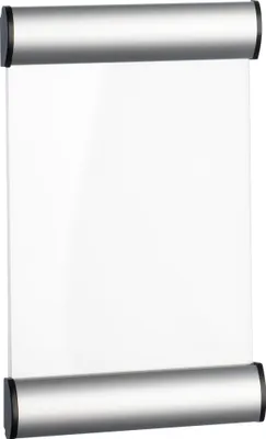 Image de ALCO Plaque de porte 8621 18x11cm cadre alu rabattable
