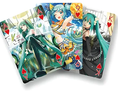 Zdjęcie produktu dla Hatsune Miku Spielkarten Miku Styles