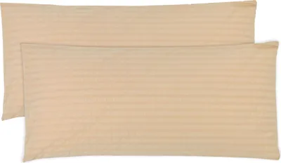 Produktbild von 2er Set Kissenbezüge mit HV20 100% Baumwolle, 40x80 cm in beige