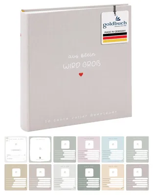 Productafbeelding van Goldbuch, formaat klein, wordt GROOT: 30x31 cm, 100 witte pagina's. Artikelnummer: 31033