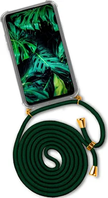 Produktbild von TWIST-Case + TWIST-Cord für Huawei P40 Lite, Farbe:Deepest Jungle (Gold)