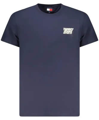 Obrázek produktu pro Pánské tričko s krátkým rukávem Tommy Hilfiger, modré, DM0DM21863_BLC1G: Velikost – XL Velikost: XL