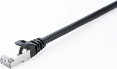 Produktbild von V7 V7CAT6STP-05M-BLK-1N - Netzwerkkabel (4,3 m, Cat6, S/UTP (STP), RJ-45, RJ-45, Schwarz)