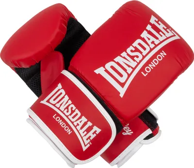 Image de Gants de sac de boxe en similicuir BARLEY Red/White XXL Lonsdale