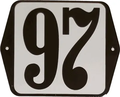 Produktbild von Hausnummer Standardnummer 97 – Warentuin-Mix