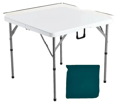 Immagine prodotto di Tavolo da Mahjong, design pieghevole, confortevole per 4 giocatori, bianco, portatile