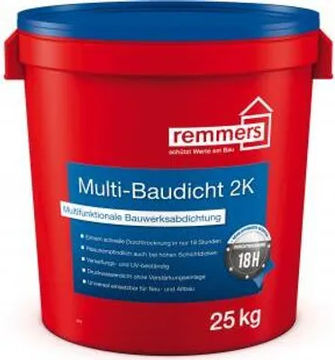 Produktbild von Remmers MB 2K Multi Baudicht Dickbeschichtung Bitumenabdichtung Abdichtung 25 kg