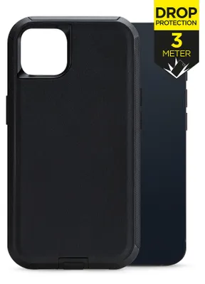 Produktbild von Mobilize Defender iPhone 13 Mini Hülle Hardcase Backcover Stoßfest - Schwarz