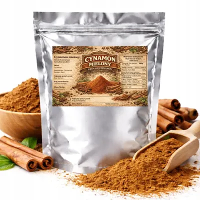 Zdjęcie produktu dla Cynamon Mielony - , Intensywny Aromat, Kuchnia I Wypieki 500G