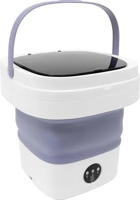 Obrázok produktu pre Prenosná mini práčka – X13 Skladateľná práčka – 12 l – 3 programy (3/5/10 min) – 36 W – 30 × 30 × 33 cm – EU zástrčka – červená