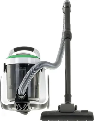 A vacuum cleaner is shown against a white background.