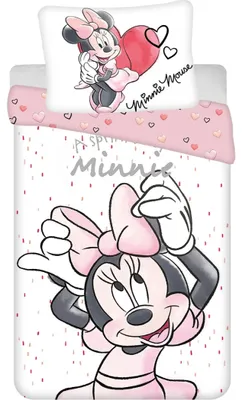Obrázek produktu pro Povlečení Minnie White 140x200, 70x90 cm