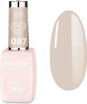 Obrázek produktu pro Manica LED/UV hybridní lak na nehty 10 ml – sezamové semínko – 087