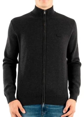 Produktbild von Herrenpullover Lacoste AH1955 Wolle Graphit XS