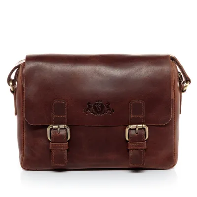 Produktbild von Messenger bag YALE Leder braun