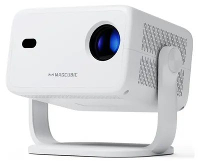 Produktbild von Projektor L018, native 1080p, 400 ANSI Lumen, 8K-fähig, Android 14, Autofokus, Trapezkorrektur, WLAN 6, BT 5.2, 200 Zoll
