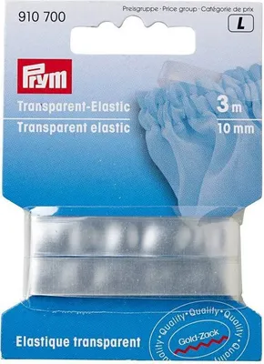 Image de Bande élastique transparente, 10 mm, 3 m