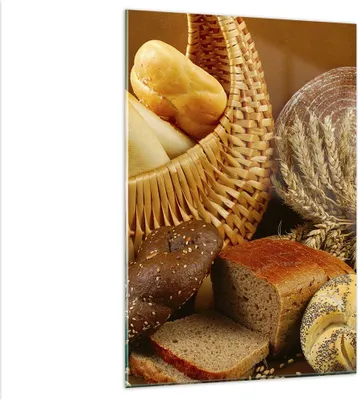 Produktbild von Bilder auf glas - Einteilig - Bäckerei Brot Essen - 80x120cm - Glasbilder - Wandbilder - Bilder - zum Aufhängen bereit - Wanddekoration aus Glas - Glas Bilder - Wandbild auf Glas - GPA80x120-2309