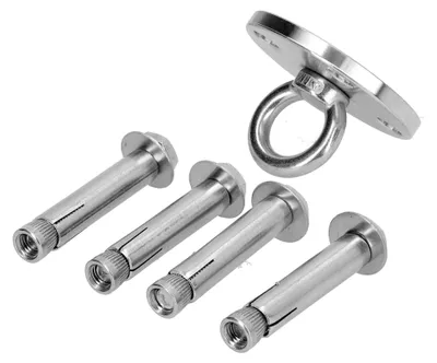 Produktbild von Deckenmontage Hängematte Haken aus Edelstahl für Fitnessgeräte und Erwachsene