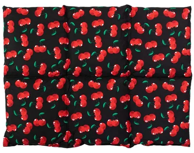 Zdjęcie produktu dla Poduszka z pestkami wiśni - Czarna - 40 x 30 cm - 6 komór - Poduszka grzewcza i chłodząca