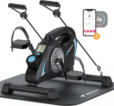 Image de Pédalier D'appartement Merach - Mini Bike - Connectivité Bluetooth - Tapis Antidérapant - Double Usage
