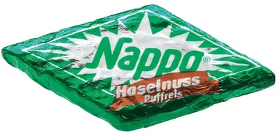 Produktbild von Nappo Haselnuss Puffreis Zartbitter 40g
