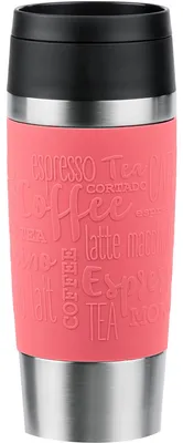 Produktbild von EMSA Travel Mug Classic , Koralle, Edelstahl, Silikon, Edelstahl, Polypropylen (PP), 36 ml, 8,3 cm, 200 mm