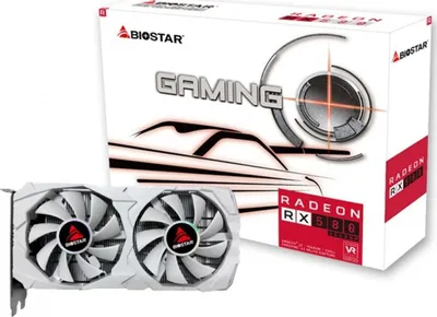 Produktbild von BIOSTAR Radeon RX 580 8GB White D5 Grafikkarte