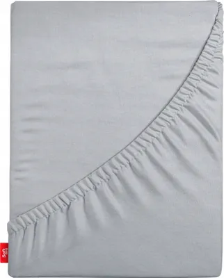 Produktbild von Softimi | Spannbettlaken 90x200 cm - Grau - 100% Baumwolle - Hypoallergen und Pflegeleicht