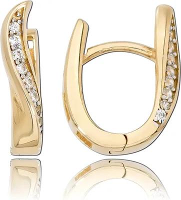 Produktbild von Balia Damen Gold 333 weiß, gold Ohrschmuck D2BGO0057GW