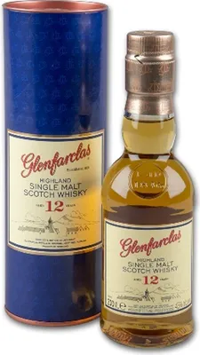 Produktbild von Glenfarclas Highland Single Malt Scotch Whisky, 12 Jahre, 43% Vol. 0,2 l
