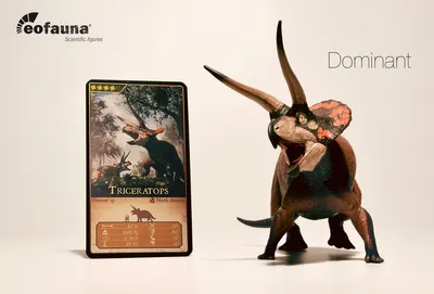 Immagine prodotto di Eofauna FIG-006A Triceratops "Dominat"  Il mondo dei dinosauri