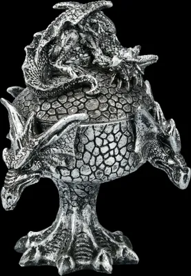 Produktbild von Drachen Schatulle - Dreiköpfig - Dragon Box