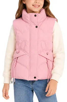 Immagine prodotto di Omgoods - Gilet imbottito per bambine con colletto antivento