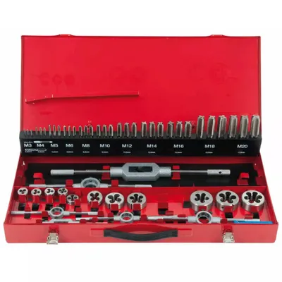Image de Coffret de jeux de tarauds et filières KS TOOLS - 54 pièces - 331.0654