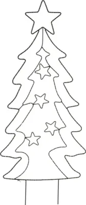 Produktbild von Ambiance Garten-Weihnachtsbaum Metall mit 90 LEDs