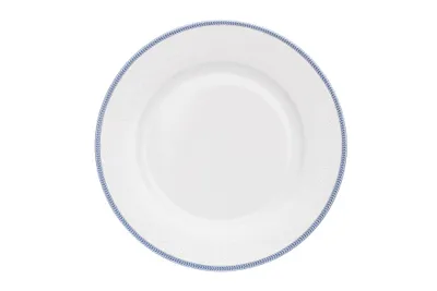 Obrázok produktu pre Thun 1794 Plytká miska, český porcelán, 30 cm, biela čipka, modrý okraj, Thun