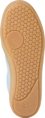 Produktbild von Tamaris Damen Sneaker aus Leder im Retro Look mit Wechselsohle 1-23609-46, Größe:41 EU, Farbe:Blau