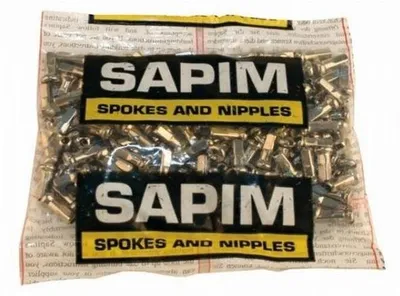 Produktbild von Sapim Speichennippel Speiche 14 - Silber (100 Stück)