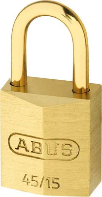 Produktbild von Vorhängeschloss Abus 45MB/15 Messing Lock-Tag 15 mm