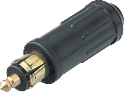 Produktbild von Pro Car 65015 Normstecker mit Schraubkontakten 15 A, Schwarz - passend für alle Normsteckdosen nach DIN EN ISO 4165