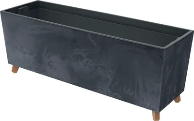 Obrázok produktu pre nabbi Plastový kvetináč na nožičkách DUC800NE 77 cm - antracit