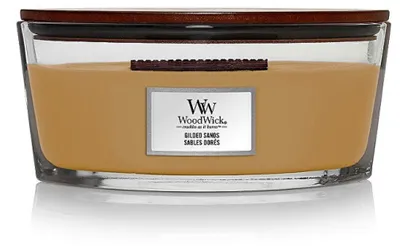 Obrázek produktu pro WoodWick Gilded Sands, Elipsa, Béžová, Jantar, Fig wood, Dřevo, 40 h, 1 kusů