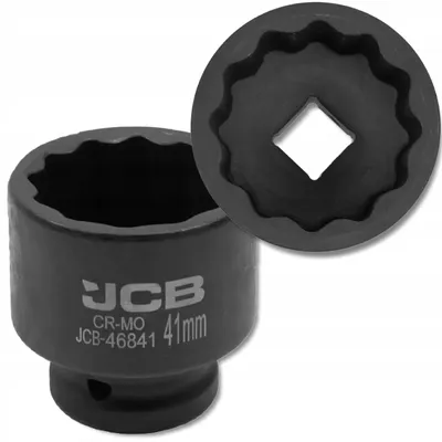 Produktbild von JCB Schlagschraubernuss 3/4 Zoll 41mm 12-kantig Cr-Mo