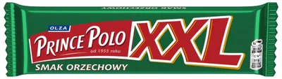 Obrázek produktu pro Prince Polo XXL vaflová tyčinka s příchutí lískových oříšků v mléčné čokoládě, 45 g