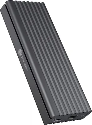 Image de ICY BOX Boîtier pour disque dur IB-1817MC-C31, M.2 PCIe/SATA SSD vers USB 3.1 Typ-C