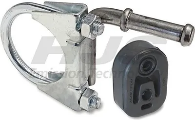 Produktbild von HJS Auspuffhalter passend für MERCEDES-BENZ E-Klasse Limousine (W211) Rechts Auspuffanlage Montageteil 82 13 4340