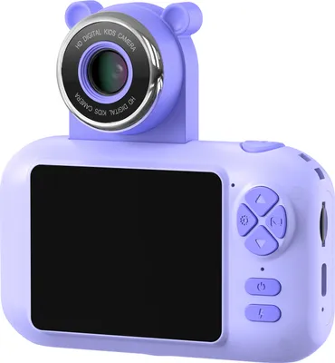 Produktbild von Kinderkamera, 1080P High-Clear-Studentenkamera mit 180¡ã Flip-Objektiv, 2,4-Zoll-Bildschirm, Digitalkamera, Videorecorder, suesser MP3-Player fuer Jungen und Maedchen