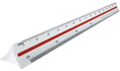Produktbild von Maped - Maßstabsstab dreieckig 1:500/1000/1250/1500/2000/2500